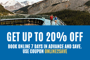 Get Up To 20% Off Tours Booking Online In Advance in Banff National Park