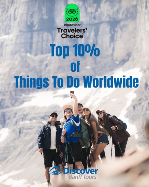 Discover Banff Tours Trip Advisor Award